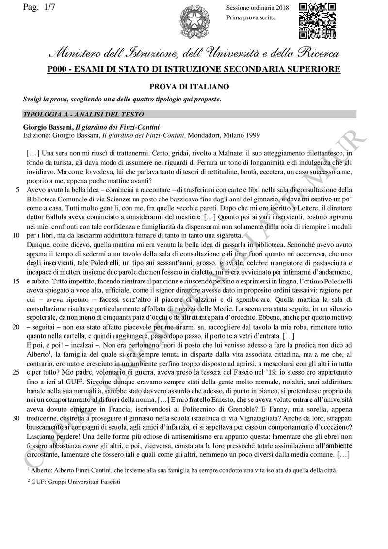 temi maturità temi maturità