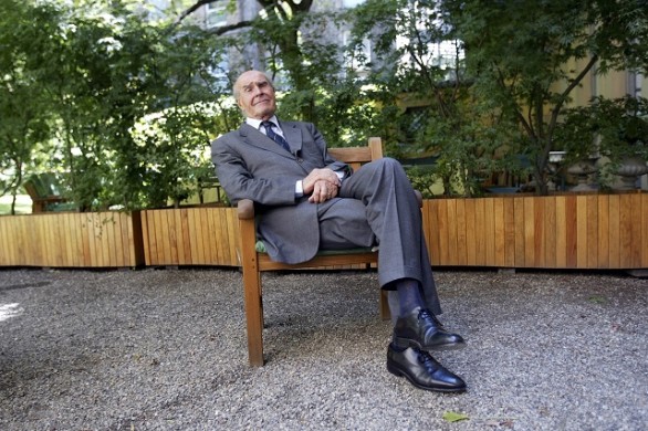 Nobel Nominated Prof Veronesi Gives Press Conference In Milan